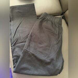 COS Black Drawstring Trousers